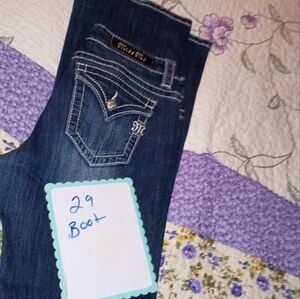 Vintage Y2K Miss Me Jeans Pants Distressed Boot Cut Women's 29